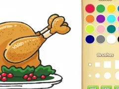 Juego Libro para colorear de comida para niños en línea