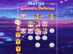 Juego Fusionar defensa de animales en línea