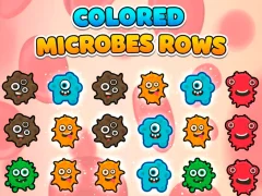 Juego Filas de microbios de colores en línea