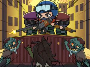 Juego Defensa inactiva de zombie en línea