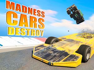 Juego Los autos de locura destruyen en línea