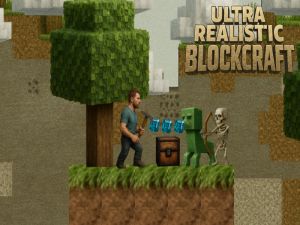 Juego Blockcraft ultra realista en línea