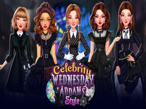 Juego Celebrity Wednesday Addams Style en línea