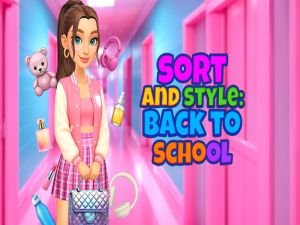 Juego Sort y estilo: de regreso a la escuela en línea