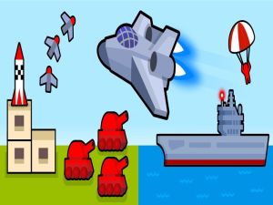 Juego Avión de bombardero: 2D Air Strike en línea