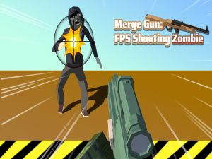 Juego Fusionar Gun FPS disparando a zombie en línea