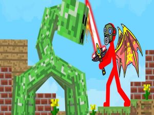 Juego ¡Batallas de Boss de Stickman Mega! en línea