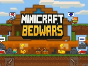 Juego Minicraft Bedwars en línea