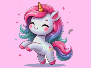 Juego Desafío para colorear de unicornio en línea
