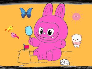 Juego Aventura para colorear de Labubu en línea