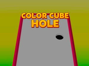 Juego Agujero de cubo de color en línea