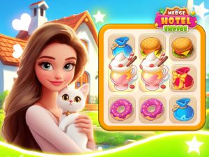 Juego Fusionar el imperio del hotel en línea