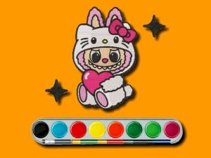 Juego Aventura para colorear de Labubu en línea