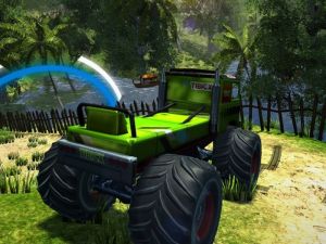 Juego Simulador de camión monstruo realista Offroad en línea