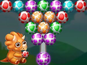 Juego Tirador de huevo de dino en línea