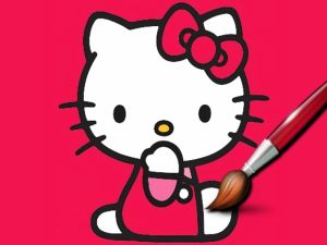 Juego Kitty para colorear fácil en línea