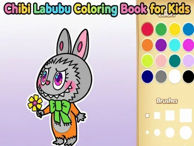Juego Libro para colorear de Chibi Labubu para niños en línea Juego Libro para colorear de Chibi Labubu para niños en línea