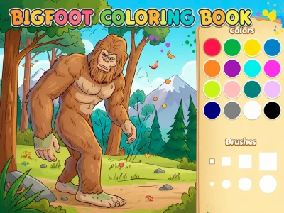 Juego Libro para colorear de Pie Grande en línea