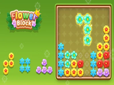 Juego Bloque de flores en línea