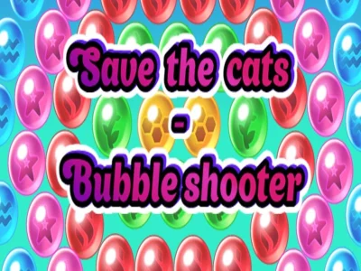 Juego Guardar el tirador de burbujas de los gatos en línea