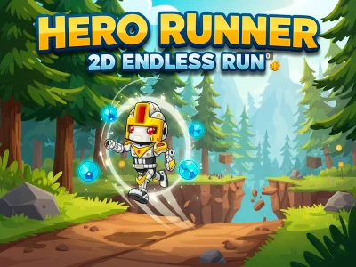 Juego Hero Runner 2D carrera sin fin en línea