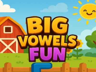 Juego Diversión con vocales grandes en línea