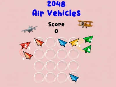 Juego 2048 Vehículos Aéreos en línea