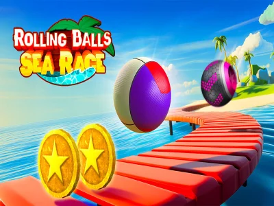 Juego Rolling Balls Race Sea en línea