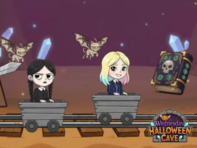 Juego Miércoles Cueva de Halloween en línea