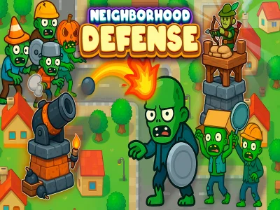 Juego Defensa del vecindario en línea