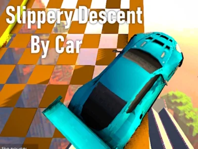 Juego Descenso resbaladizo en coche en línea