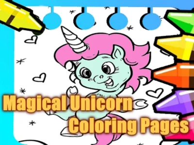 Juego Dibujos para colorear de unicornio mágico en línea