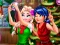 Juego Selfie de Ladybug y Elsa en Navidad en línea