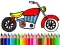 Juego De Vuelta a la Escuela: Colorear Motocicletas en línea