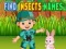 Juego Encontrar nombres de insectos en línea