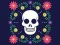 Juego Rompecabezas de Calavera Colorida en línea