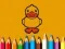 Juego De vuelta a la escuela: Libro para colorear patos en línea