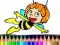 Juego De regreso a la escuela: Libro de colorear Maja la abeja en línea