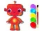 Juego De vuelta a la escuela: Libro para colorear robots en línea