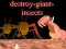 Juego Destruir insectos gigantes en línea