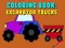 Juego Libro para Colorear: Camiones Excavadoras en línea