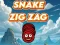 Juego Serpiente zig zag en línea