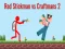 Juego Stickman rojo contra artesano 2 en línea Juego Stickman rojo contra artesano 2 en línea