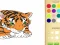 Juego Libro para colorear del tigre del bebé en línea