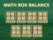 Juego Balance de caja matemática en línea Juego Balance de caja matemática en línea