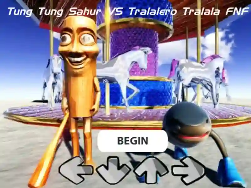 Juego Tung Tung Sahur vs Tralalero Tralala FNF en línea