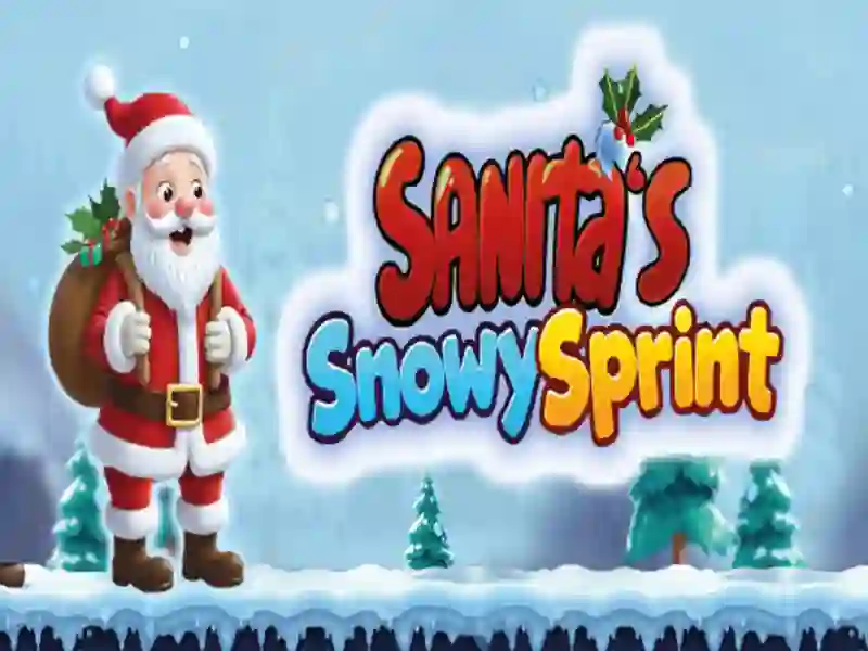 Juego Sprint nevado de Papá Noel en línea