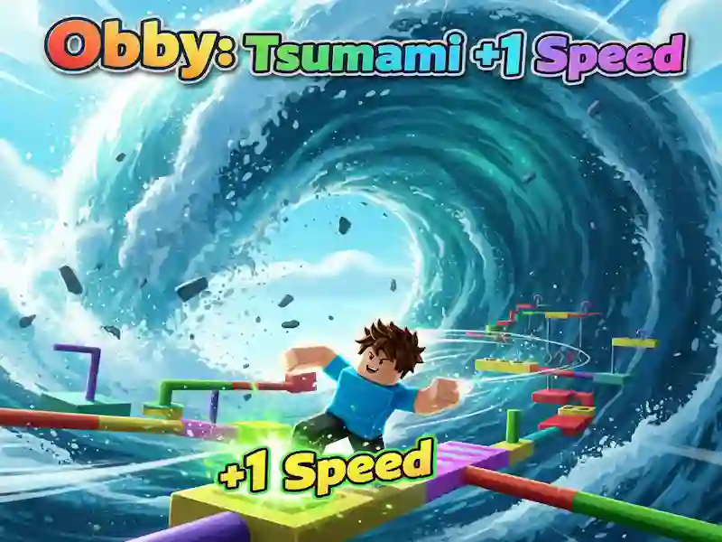 Juego Obby: Tsunami +1 velocidad en línea