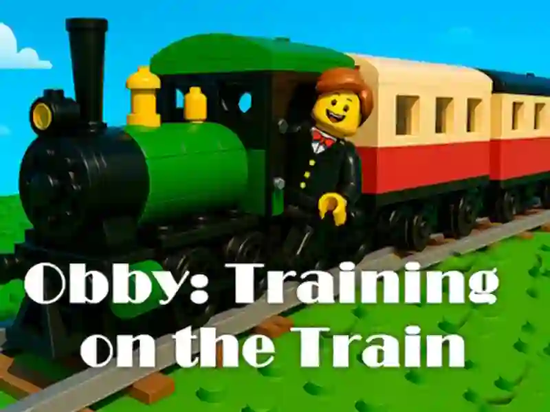 Juego Obby: entrenando en el tren en línea