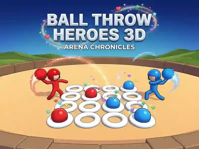 Juego Héroes de lanzamiento de pelota 3D en línea